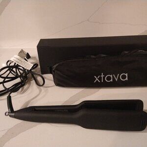 xtava Pro Satin Infrared Flat Iron with Tourmaline Ceramic Plates (New)